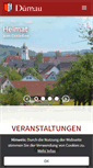 Mobile Screenshot of duernau-bc.de